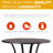 Round Outdoor With Umbrella Hole , 33'' in. W 33'' in. D
