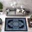 Tapis bleu marine Ramsel-33341894