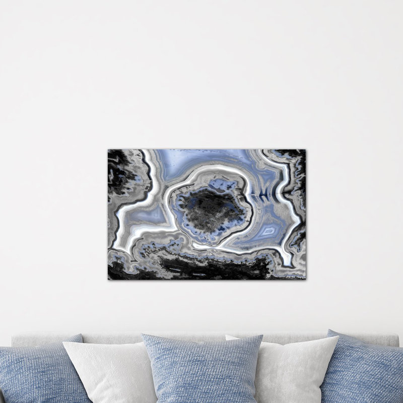 « agate », reproduction d’art sur toile, H 40 po x l 60 po x P 1,5 po