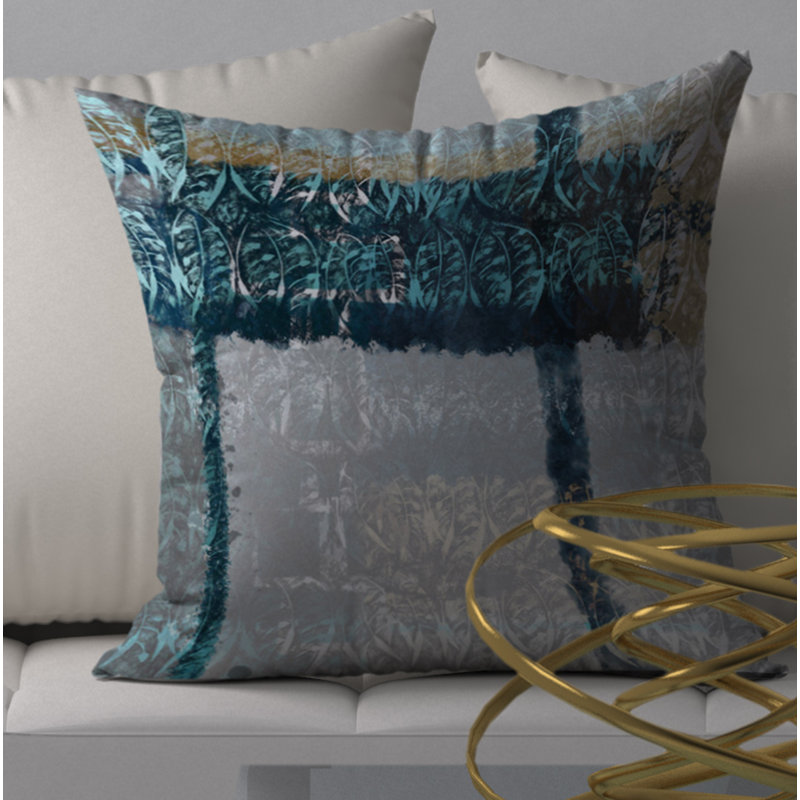 Housse de coussin carrée/insert, 18 po x 18 po