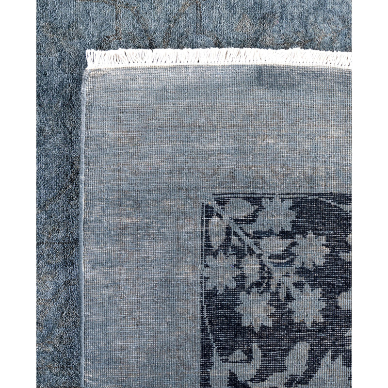 Overdyed One-of-a-Kind 9' 1" X 12' 3" Hand Knotted Area Rug