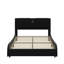 Luxurious Faux Leather Upholstered Platform Bed With Thickened Headboard, Bluetooth Speakers And RGB LED Light-1262582057-1262582059
