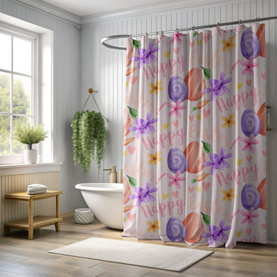 Rideau de douche 1 pièce Gentle Hue