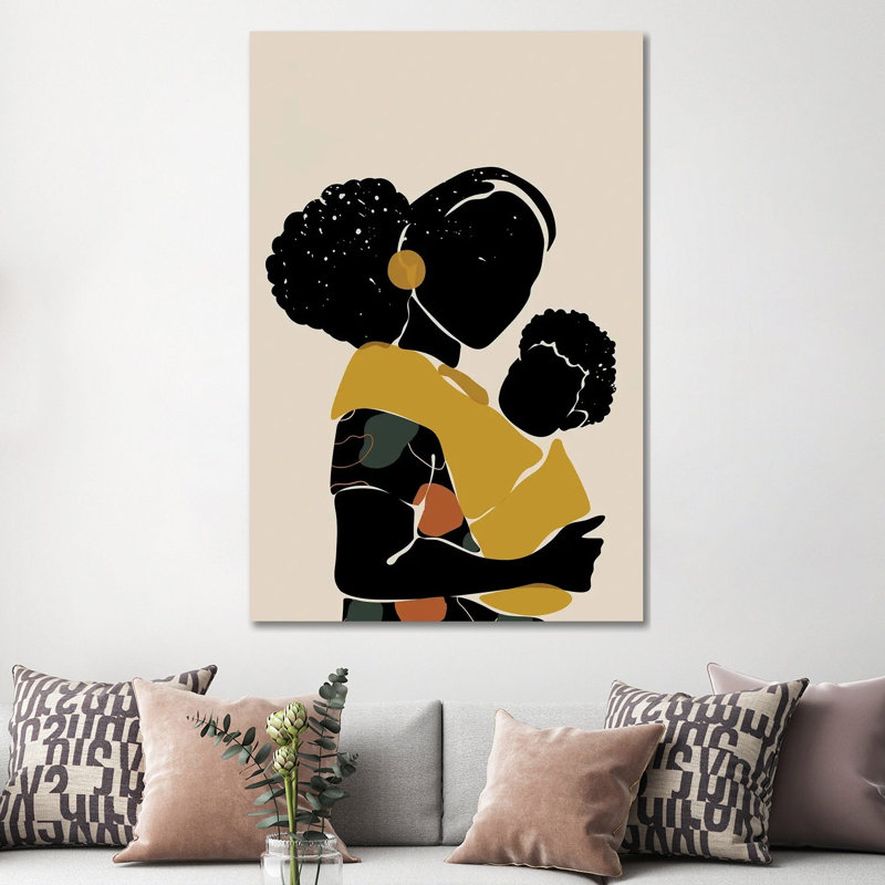 Black Hair No. 15 by Domonique Brown - Print on Canvas, Wrapped Canvas, 30.48 cm H x 45.72 cm W