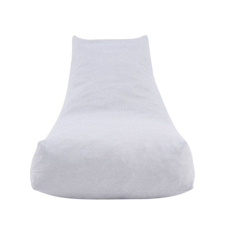 Aira Outdoor Bean Bag Lounge Chair, Gray