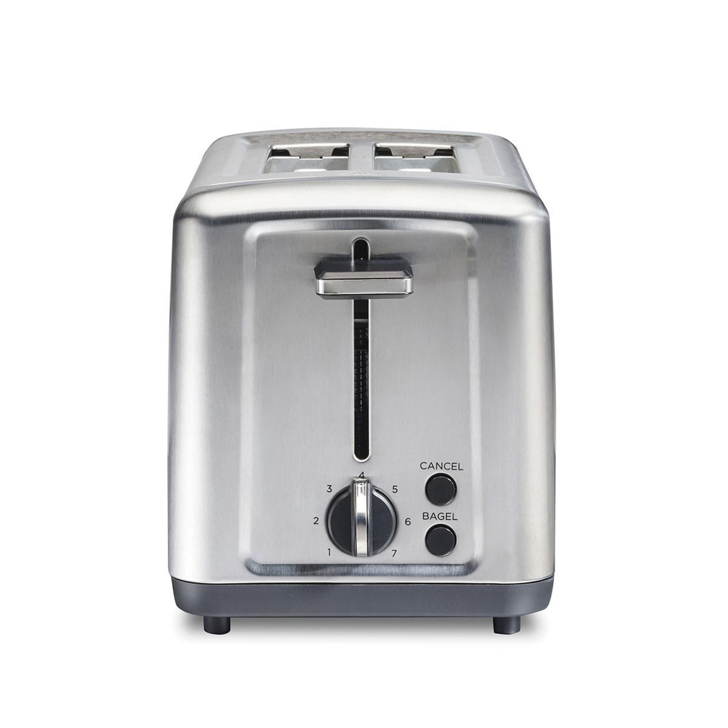 Black & Decker 2-Slice Toaster, Brushed Stainless Steel, 7 Settings