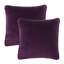 Housse de coussin décoratif en velours de couleur unie Chanasya Holland-92027678-92027667