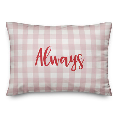 Plaid Throw Pillow