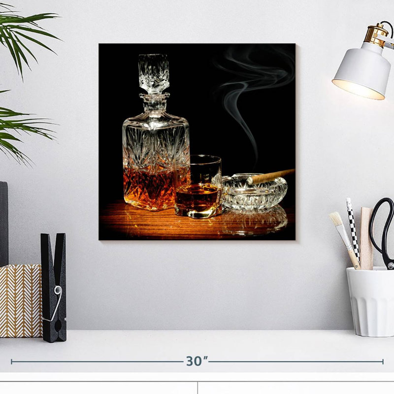 Carafe à décanter et cigare Yarlin, H 16 po x l 16 po