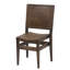 Chaise d'appoint empilable en bois massif Kalla