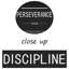 Discipline persévérence, direction, nom, art mural inspirant, 3 pièces, impression sur toile, décoration de bureau, impressions encadrées, citations de motivation pour décoration murale