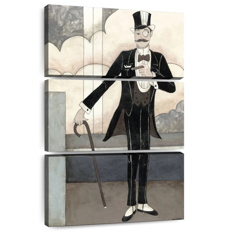 Shuttleworth Art Deco Gentleman, 57" H x 36" W