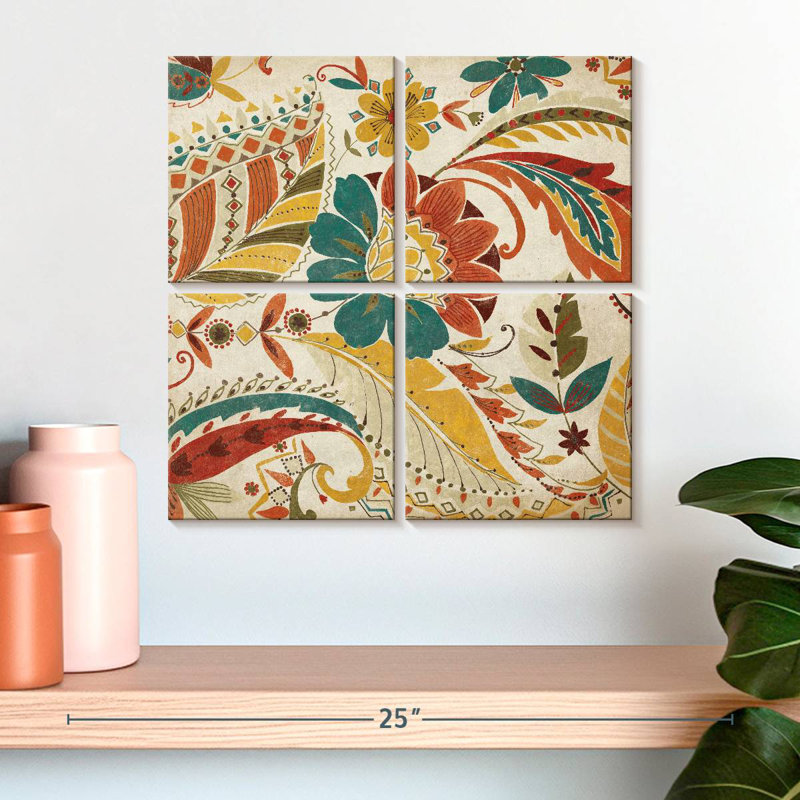 Kerner Boho Paisley Spice I, H 18 po x l 18 po