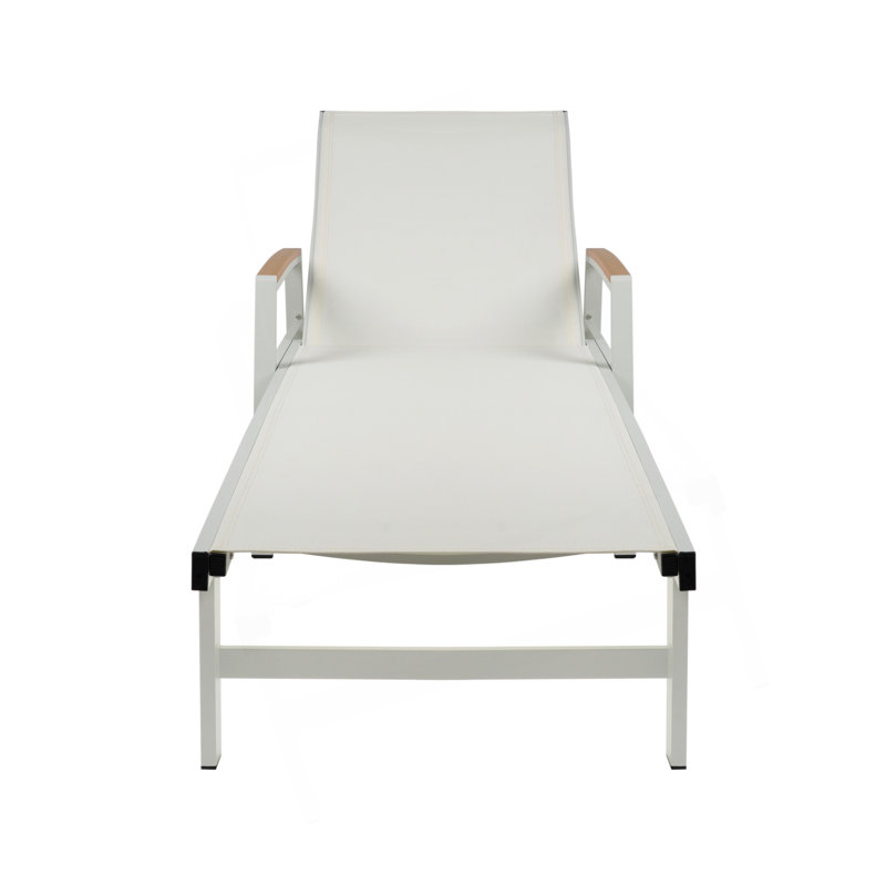 Chaise longue Oaxton, White