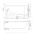 60" Acrylic Alcove Soaking Bathtub With Skirt - Glossy White, Back-To-Wall Design, Chrome Hand-Twist Drain