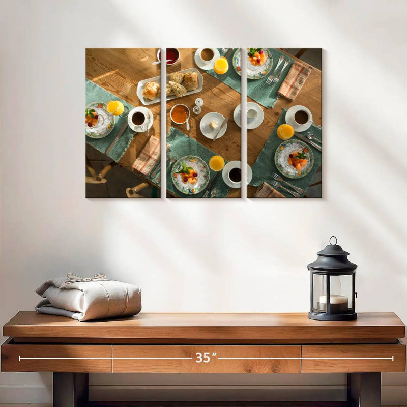 Breakfast Table, 14" H x 23" W