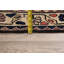 Tapis unique en laine noué à la main Bakhtiari des années 1950 de 4 pi 9 po x 6 pi 10 po beige Calae