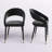 Farview 19" Velvet Upholstered Dining Side Chairs -392174884