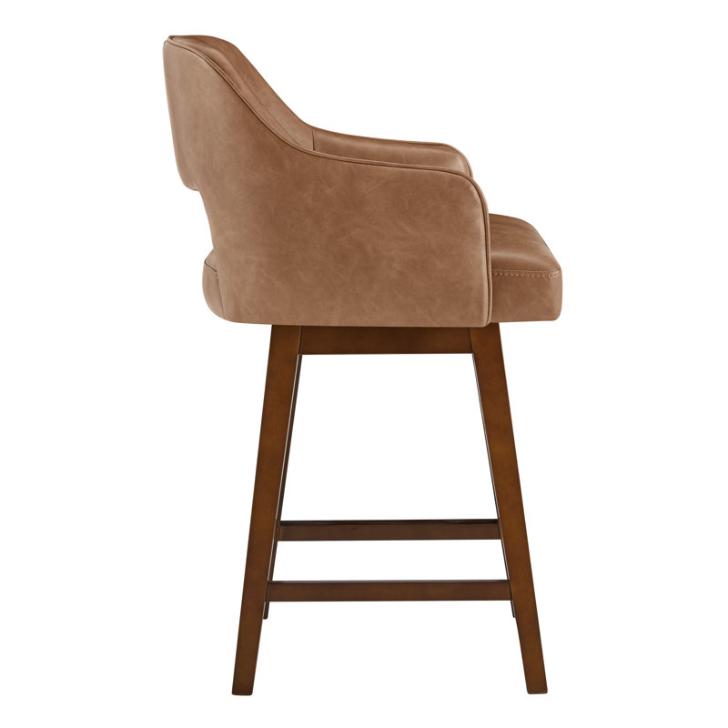 Lainey Faux Leather Counter Stool