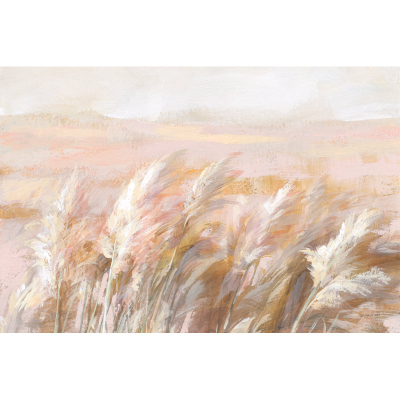 Prairie Grasses by Danhui Nai - Wrapped Canvas Painting, 51cm H x 76cm W