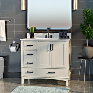 Red Barrel Studio® Bathroom Vanity Organizer with Sink, Combo