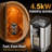Smartmak Outdoor Barrel Steam Sauna, 2 Person Wood Steam Sauna Room with 220V, Saunas Heater with Saunas Stone (Pine, 70.86“x47.24"x70.76")
