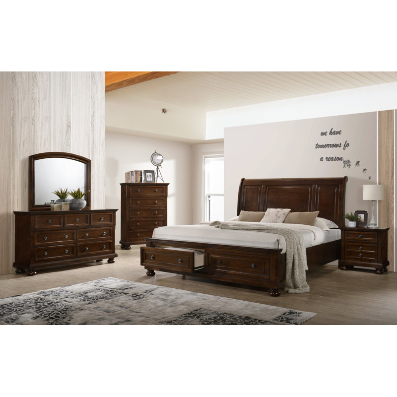 Manlius 2 - Drawer Nightstand, Cherry