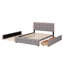 Grand lit plateforme tapissier avec 2 tiroirs et un lit gigogne-1374349304