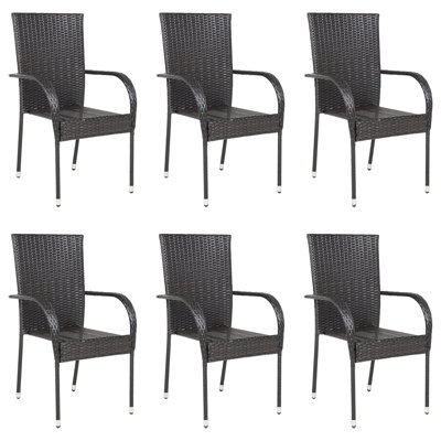 Alirra Stacking Patio Dining Armchair