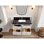 Ensemble de meuble-lavabo simple 42 po avec plateau en quartz Tomonori