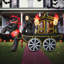 Chariot gonflable d'Halloween 10 pi avec DEL