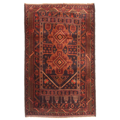 Teimani Black Rug 2'11" x 4'9"