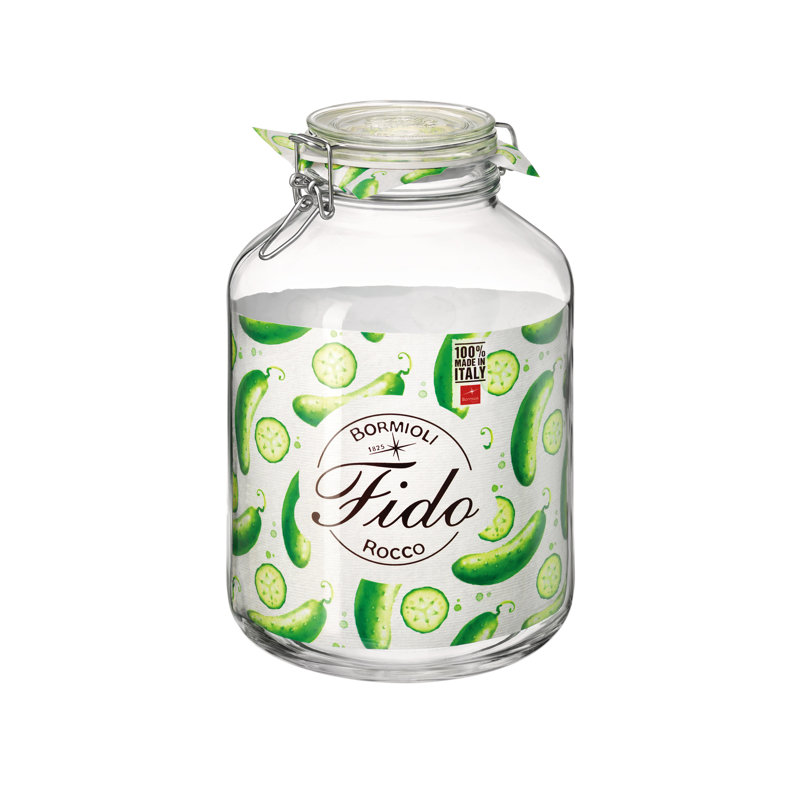 Fido 169 oz. Food Jar, Clear, 169oz.