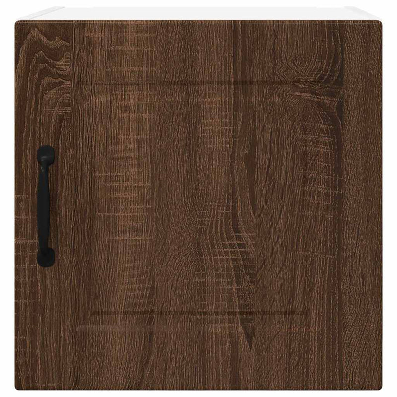 Vidaxl Kitchen Wall Cabinet Brown Oak 40 X 31 X 40 Cm Engineered Wood, 40cm H x 40cm W x 31cm D, Brown Oak
