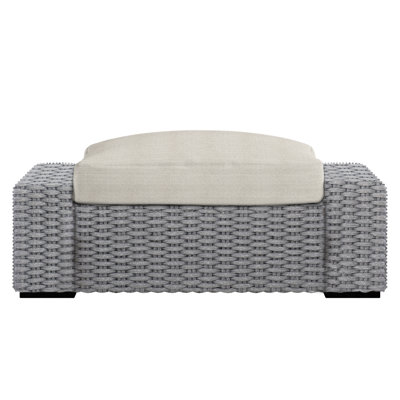 Capri Outdoor Ottoman with Cushion