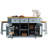 53Inch Large Kitchen Island With 2 Bar Stools, Power Outlet,Door Internal Storage Rack,Kitchen Storage Cart On 5 Wheels With Drop Leaf,5 Open Side Racks,3 Drawers For Kitchen,Dining Room,Grey Blue-57662685
