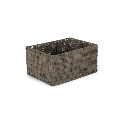 Wicker Paper Rope Storage Basket
