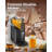 Slushie Machine, 15-Minute Slushy Machine(Fastest Results) for Home, Frozen Drink and Slushie Maker with 6 Preset Programs, 4 Hours Freshness, Milkshakes, Margaritas, Frappés and More