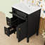 Meuble-lavabo de salle de bain avec lavabo, 2 tiroirs standard, 1 tiroir rabattable et tablette réglable-873423122