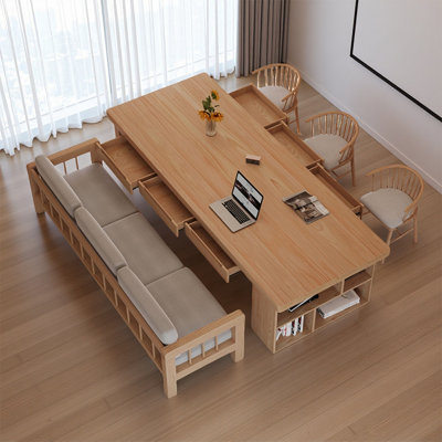 Rectangular Drawers Solid Wood Conference Table