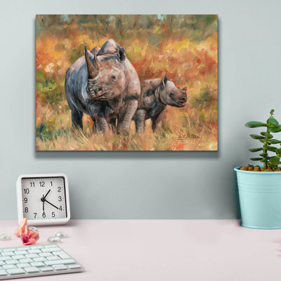 Mother & Son2 by David Stribbling, Canvas Wall Art