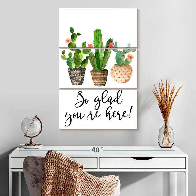 Harnek So Glad You're Here, 32" H x 20" W