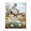 Horloge murale moderne Farmhouse Quiet Retreat II - Floral-99632065