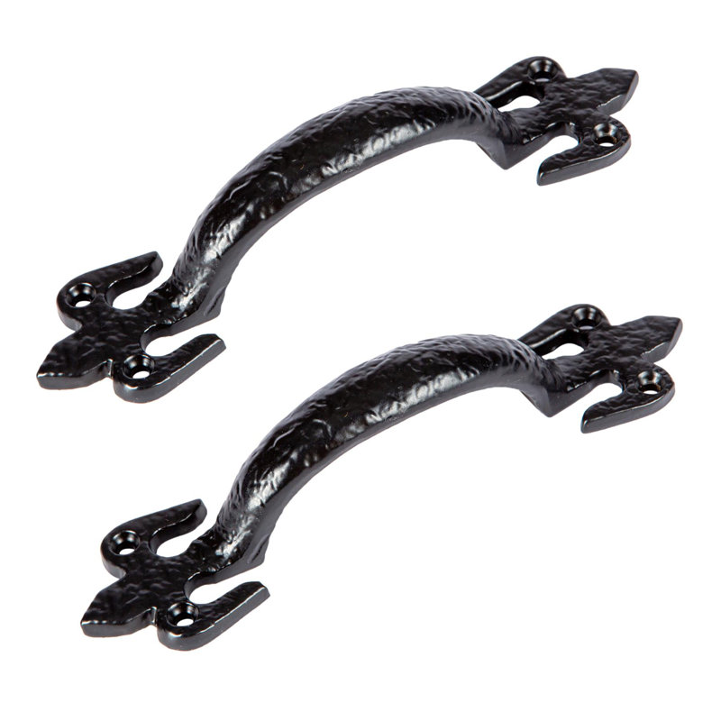Hammer & Tongs Rustic Fleur De Lis Door Handle