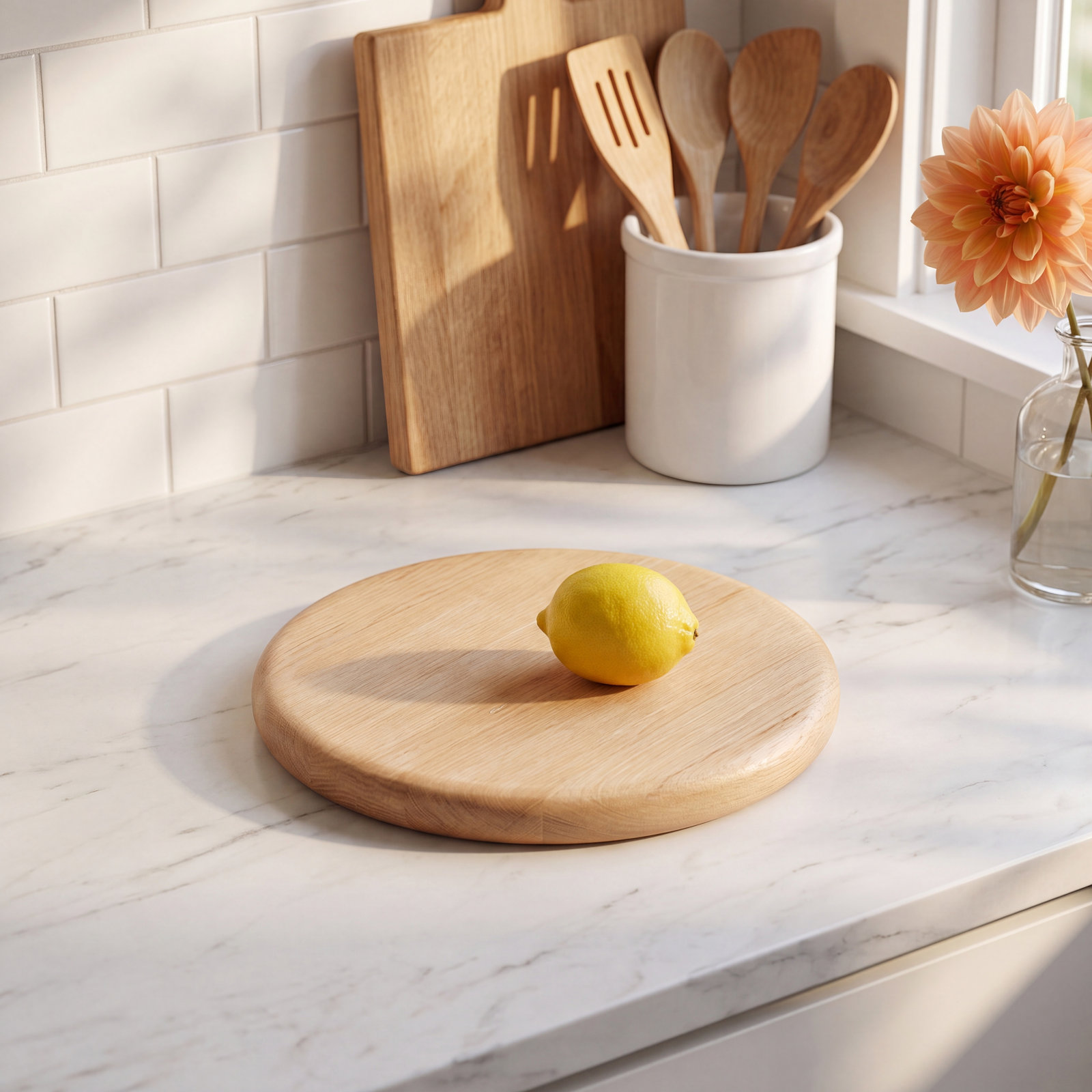 Simple Round Chopping Block, 7.75" x 7.75"