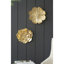 Décoration murale or rose de 2 pièces, ombre dorée riche, détails complexes, polyvalent pour la maison, le salon, la chambre à coucher, 2 roses suspendues dans le couloir, teinte, motif de pétales, décoration intérieure,-649754480