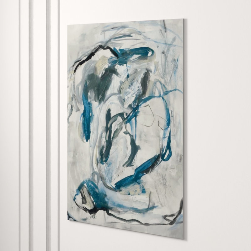 Stirring Thoughts Print by Emma McCartney, Image Brush Gel, 54" H x 36" W x 1.5" D