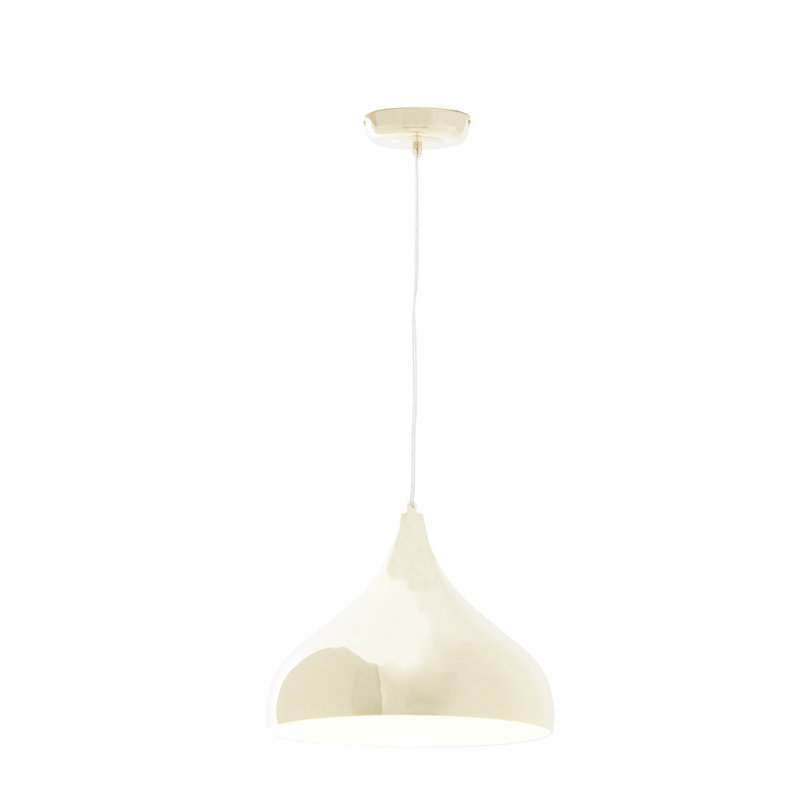 Romano 1 - Light Gold Dome Pendant