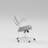 Office Chair, Ergonomic Comfort Home Desk Chair, Mid Back Gaming Chair with Wheels, Adjustable Height, Lumbar Support, Flip-up Armrest-103594821