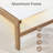 Ine Outdoor Patio Lounge Chair with Hidden Wheels, Aluminum Frame & Quick-Dry Breathable Fabric | White-1392723936